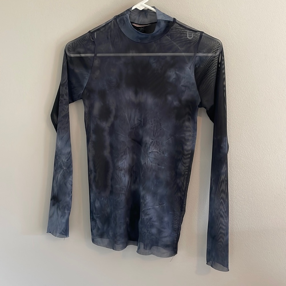 Tie Dye Sheer Shirt